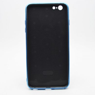 Чохол градієнт хамелеон Silicon Crystal for iPhone 6 Plus/6S Plus Black-Blue