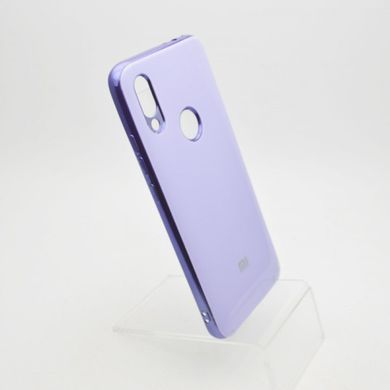 Чехол глянцевый с логотипом Glossy Silicon Case для Xiaomi Redmi 7 Violet