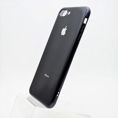 Чехол глянцевый с логотипом Glossy Silicon Case для iPhone 7 Plus/8 Plus Black