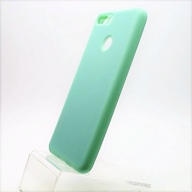 Матовый чехол New Silicon Cover для Huawei Y9 (2018) Turquoise (C)