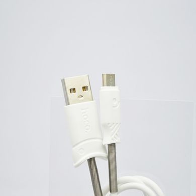 Кабель Hoco X24 microUSB 1m White