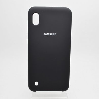 Чохол накладка Silicon Cover for Samsung A105 Galaxy A10 (2019) Black (C)