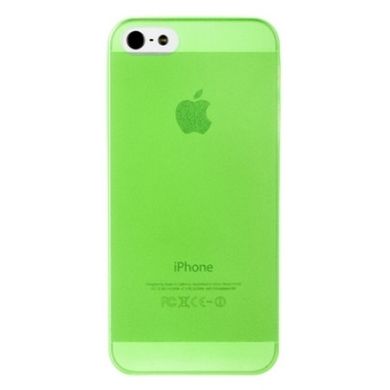 Ультратонкий силиконовый чехол Ultra Thin 0.3см для iPhone 5 Green