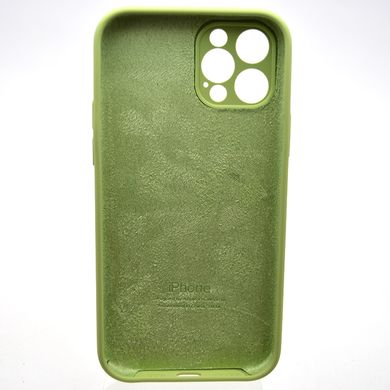 Силиконовый чехол накладка Silicon Case Full Camera для iPhone 12 Pro Max Mint Green