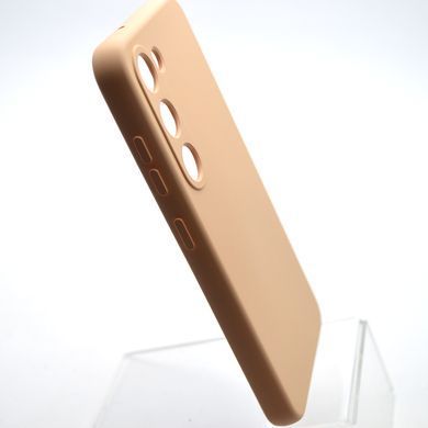 Чехол накладка Silicon Case Full Cover для Samsung S23 Galaxy G911 Pink Sand