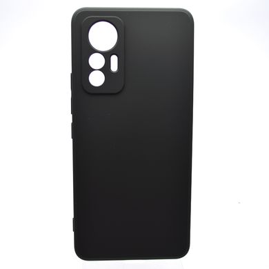 Чехол накладка Silicon Case Full Cover для Xiaomi 12 Lite Black