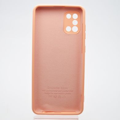 Чохол накладка Silicon Case Full camera для Samsung A315 Galaxy A31 Peach/Пудровий