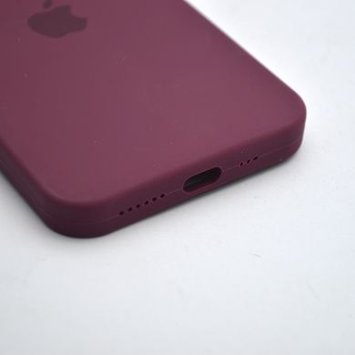 Чохол силіконовий з квадратними бортами Silicon case Full Square для iPhone 11 Pro Marsala
