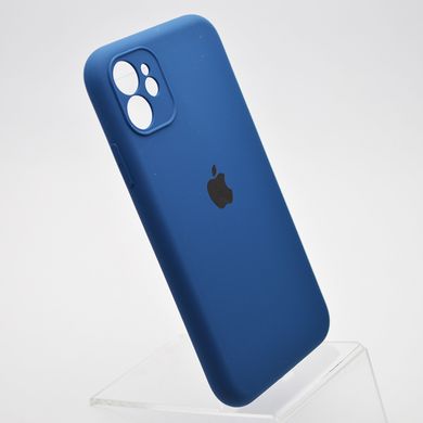 Чехол накладка Silicon case Full Camera для iPhone 11 Cobalt Blue/Синий