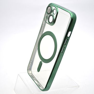 Чехол накладка с MagSafe Stylish Case для Apple iPhone 14 Dark Green
