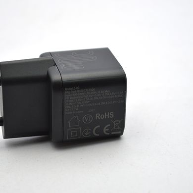 Мережевий зарядний пристрій (адаптер) SENTEO Z-09 PD30W Certificate CE Black