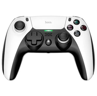Бездротовий геймпад Hoco GM9 PS4 Bluetooth PC/Android/iOS Black-White Білий з чорним