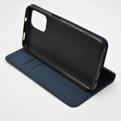 Чохол-книжка Leather Fold для Xiaomi Redmi Note 10/Redmi Note10S Dark Blue