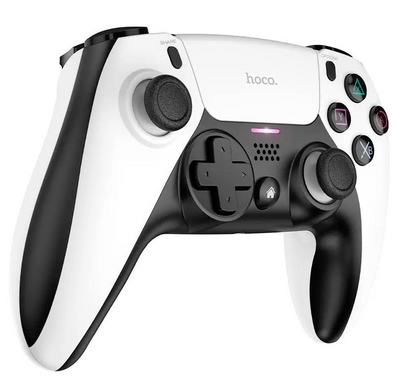 Беспроводной геймпад Hoco GM9 PS4 Bluetooth PC/Android/iOS Black-White Белый с черным