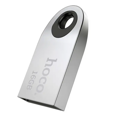 Флеш-драйв HOCO UD9 Insightful Smart mini car music USB drive 16GB Silver