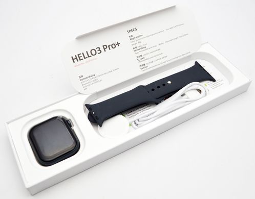 Смарт часы Epic Hello 3 Pro+ 9Series 45mm Call Version с украинским интерфейсом Black (Черный)