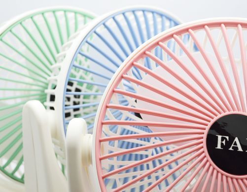 Вентилятор настільний USB FAN Portabe S13 Blue (Синій)
