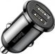 Автомобільний зарядний пристрій Baseus Grain Pro Car Charger (Dual USB 4.8A) Black (CCALLP-01)