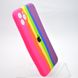 Чехол с радужным дизайном Silicon Case Rainbow Full Camera для iPhone 11 Pro Max №6
