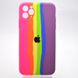 Чохол з райдужним дизайном Silicon Case Rainbow Full Camera для iPhone 11 Pro Max №6