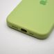 Силіконовий чохол накладка Silicon Case Full Camera для iPhone 12 Pro Max Mint Green