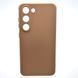 Чехол накладка Silicon Case Full Cover для Samsung S23 Galaxy G911 Pink Sand