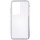 Силиконовый прозрачный чехол накладка TPU WXD Getman для Samsung G991 Galaxy S21 Transparent/Прозрачный