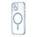 Чехол накладка with MagSafe Clear Case Magnetic для Apple iPhone 15 Blue (Синий)