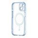 Чехол накладка with MagSafe Clear Case Magnetic для Apple iPhone 15 Blue (Синий)