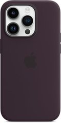 Чехол накладка для iPhone 14 Pro (6.1) Silicone Case with MagSafe Elderberry