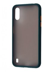 Чохол з напівпрозорою задньою кришкою Matte Color Case TPU для Samsung Galaxy A01 (A015F) Green