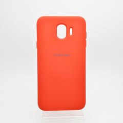 Чехол матовый Silicon Case Full Protective для Samsung J400 Galaxy J4 2018 (Red)