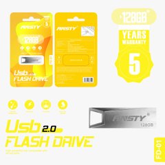 Флеш-драйв ANSTY FD-01 128GB USB 2.0 Silver