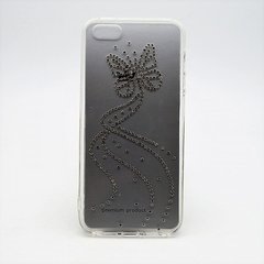 Чехол силикон Unique Skid Drilling Flowers Series for Apple Iphone 5/5S (02)