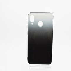 Чехол градиент хамелеон Silicon Crystal for Samsung A305 Galaxy A30 Dark Black-Gray