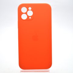 Чехол накладка Silicon Case Full Camera для iPhone 11 Pro Papaya