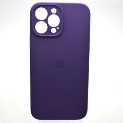Силиконовый чехол накладка Silicon Case Full Camera для iPhone 14 Pro Amethyst