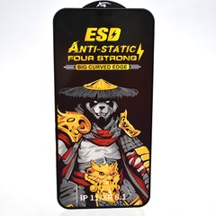 Защитное стекло Four Strong Anti-Static HD с сеточкой спикера iPhone Xr/iPhone 11 (тех.пакет)