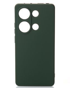 Чохол накладка Silicon Case Full Camera для Xiaomi Redmi Note 13 4G/Poco M6 Pro 4G Dark Green (Темно-зелений)