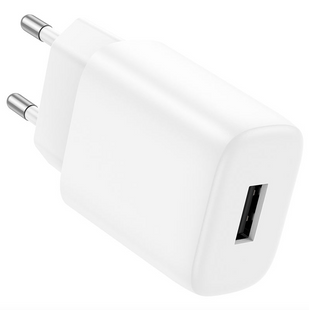 Сетевое зарядное устройство Hoco C134A Solid 1USB 2.4A White