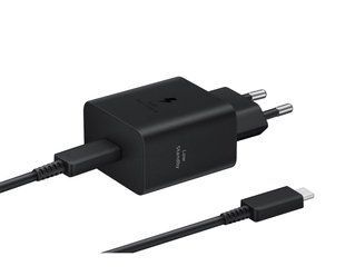 Сетевое зарядное устройство Samsung 45W Power Adapter с кабелем Type-C to Type-C Black (EP-T4511XBEGEU)