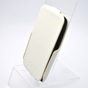 Шкіряний чохол фліп Melkco Ultra Thin for Samsung S6802 White