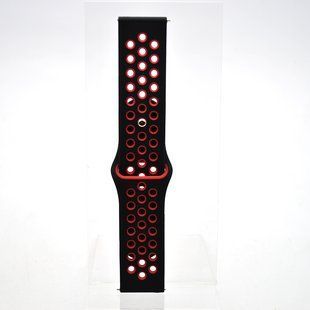 Ремінець до Xiaomi Amazfit Bip/Samsung  20mm Sport Nike Black Red