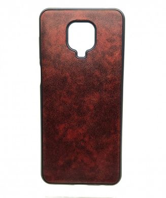 Шкіряна накладка Leather Lava для Xiaomi Redmi Note 9s/Note 9 Pro/Note 9 Pro Max Dark Brown