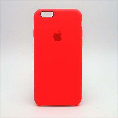 Чехол накладка Silicon Case for iPhone 6G/6S Pink Orange (30) Copy