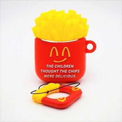 Чехол объемный 3d Cute Case для AirPods French fries