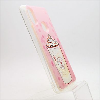 Чохол з переливаючимися блискітками Lovely Stream для Xiaomi Redmi Note 6 Pro ice cream coffe pink