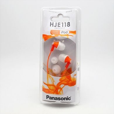 Наушники Panasonic RP-HJE118GU-D Orange