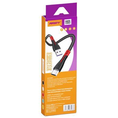 Кабель ANSTY Z-040-A Micro USB 3A 1M Чорний
