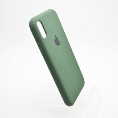 Чехол накладка Silicon Case для iPhone XR 6.1" Atrovirens